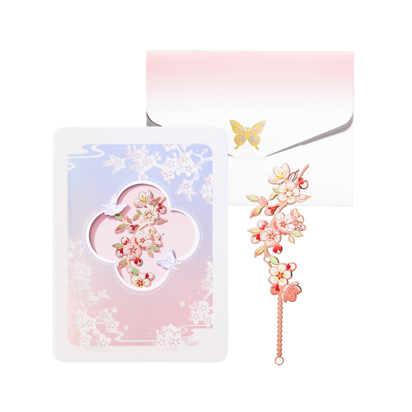 Flower language greeting card