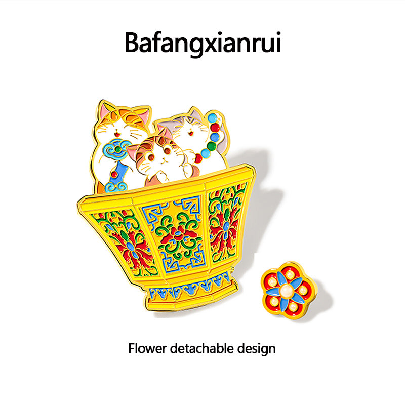 Forbidden City Cat Refrigerator Magnet