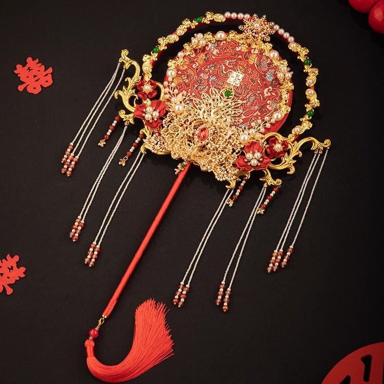 Bingti Ronghua wedding fan