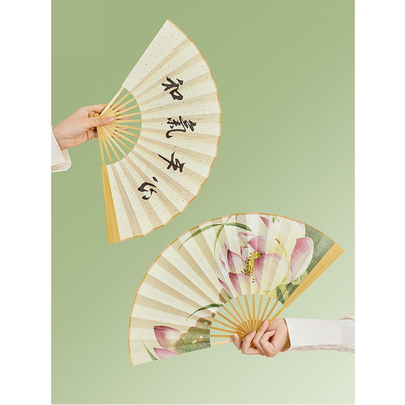 Calligraphy and Painting Folding Fan