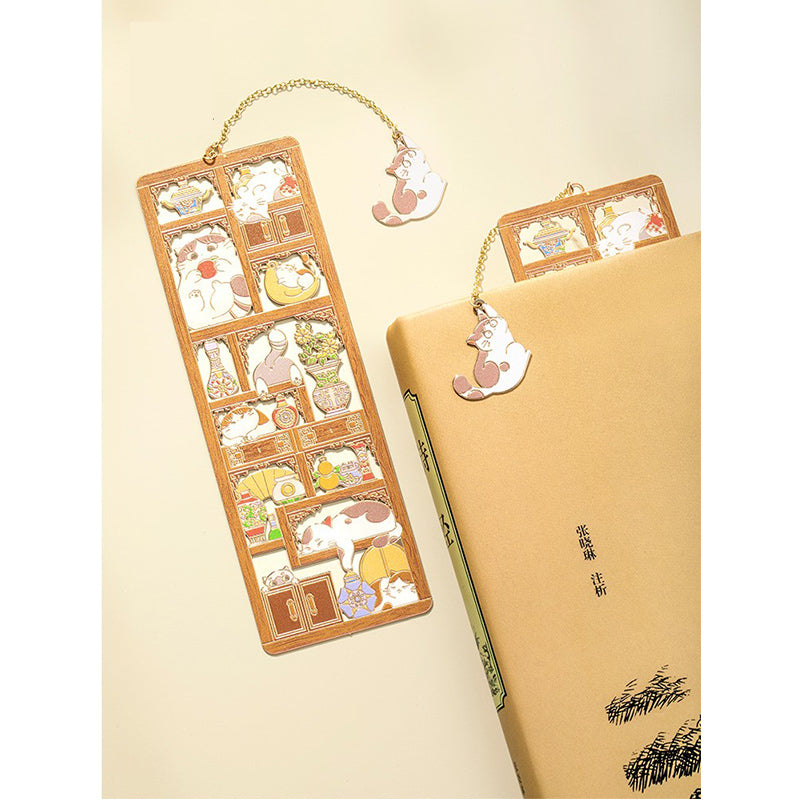 Cat Multi Treasure Grid Bookmark