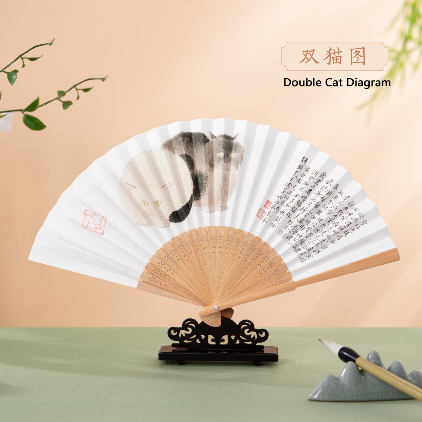 Creative folding fan