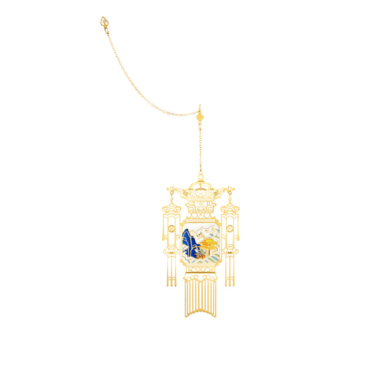 Palace lantern bookmark