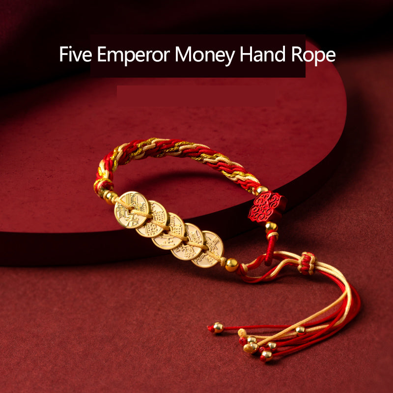 Five Emperor Money Hand Rope