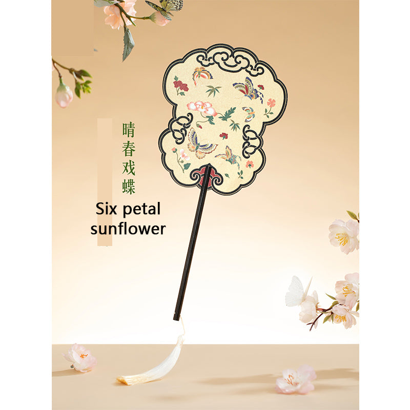 Flower Scenery Fan