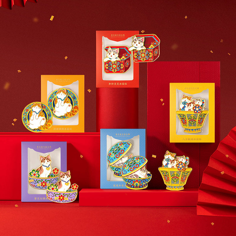 Forbidden City Cat Refrigerator Magnet