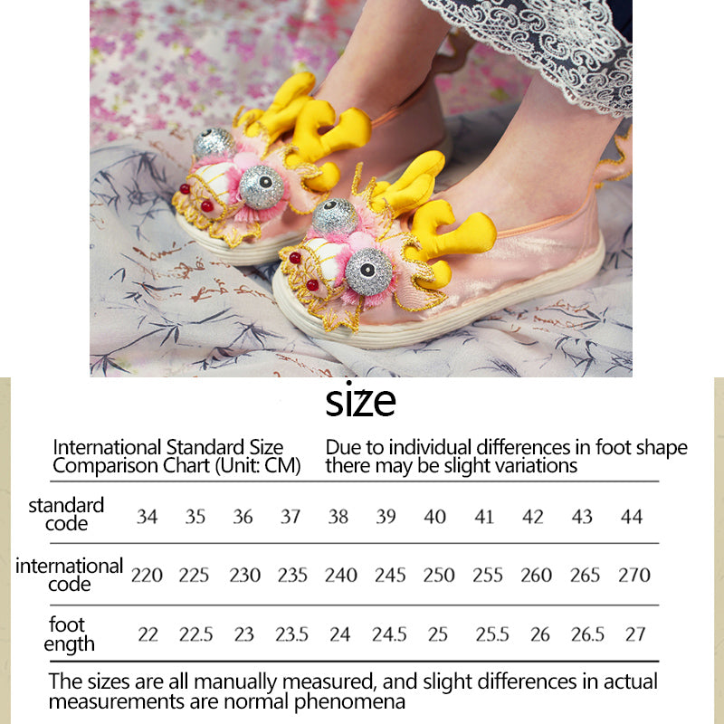 Pink Dragon Head Tiger Shoes