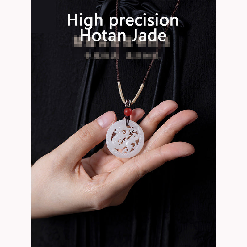 Hotan Jade Pendant Dragon