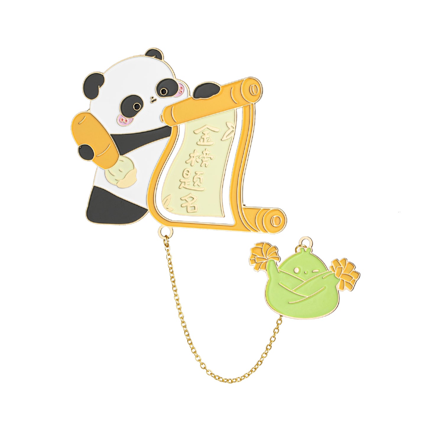 Panda metal bookmark
