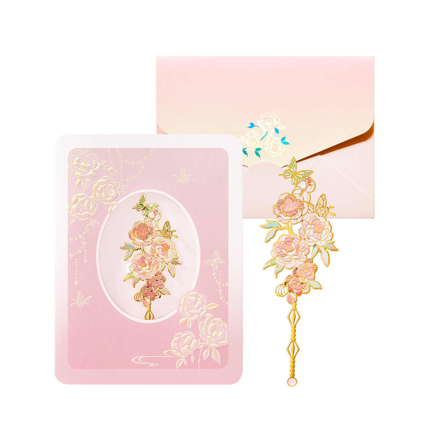 Flower language greeting card