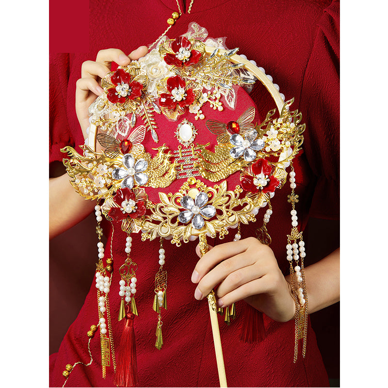 Phoenix Coronet Wedding Fan