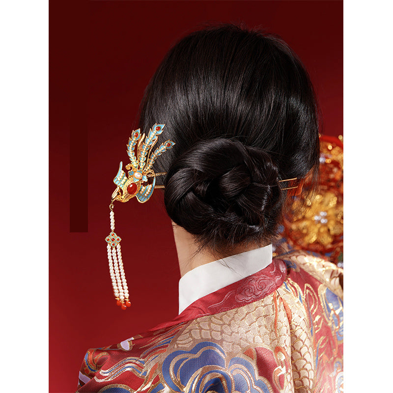 Phoenix Crown Hairpin