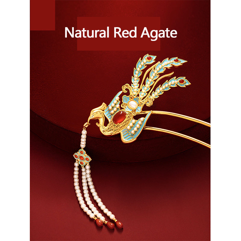 Phoenix Crown Hairpin