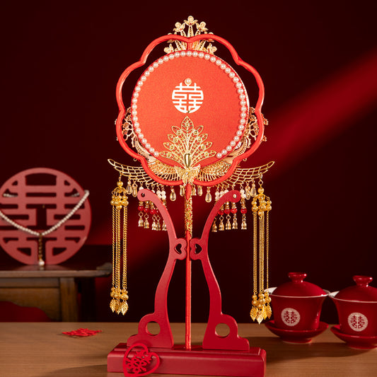 Qinghong wedding fan