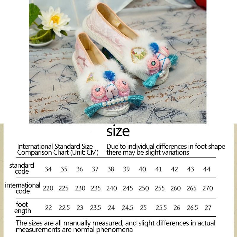 White pink tiger shoes