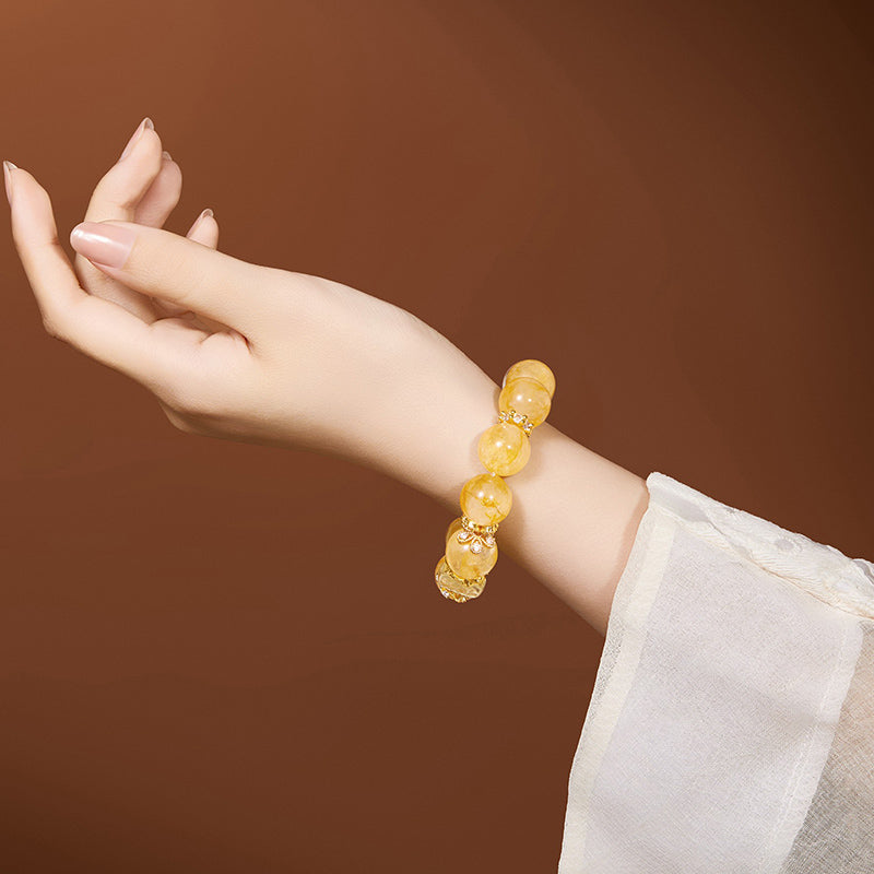 Yellow Fish Maw Bracelet