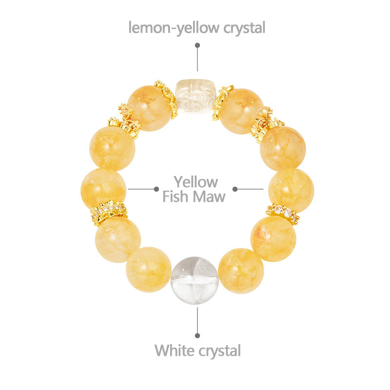 Yellow Fish Maw Bracelet