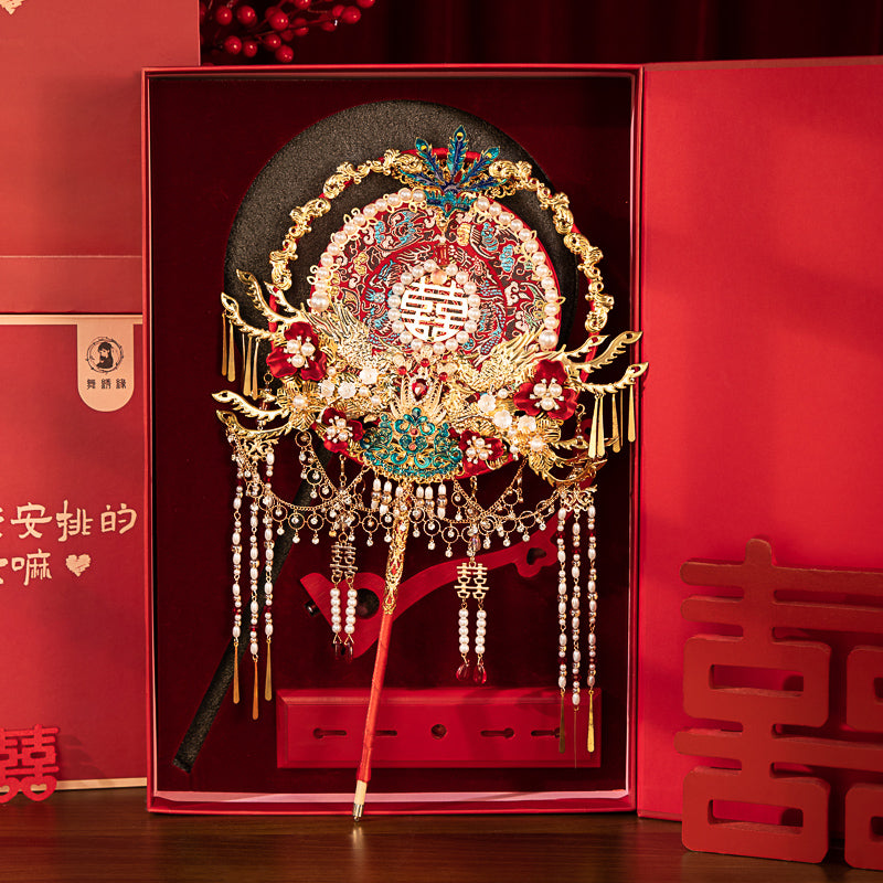 Always keep each other's company wedding fan