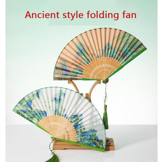 Ancient style folding fan