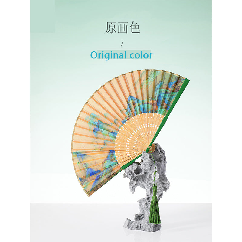 Ancient style folding fan