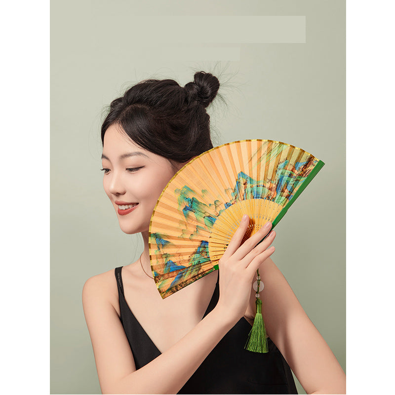 Ancient style folding fan