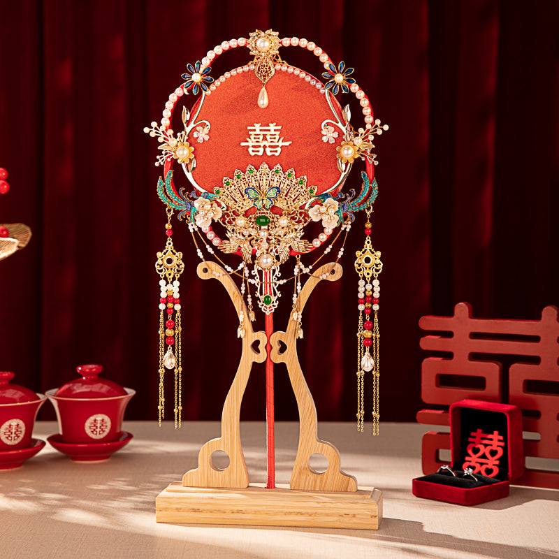 Autumn Night Book Gui wedding fan