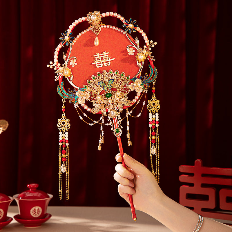 Autumn Night Book Gui wedding fan