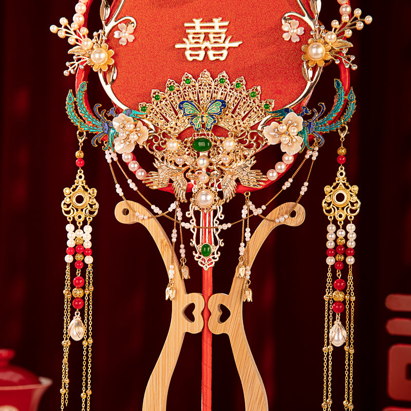 Autumn Night Book Gui wedding fan