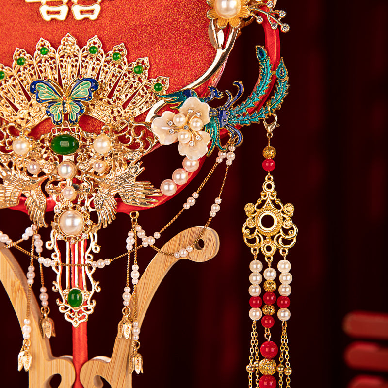 Autumn Night Book Gui wedding fan