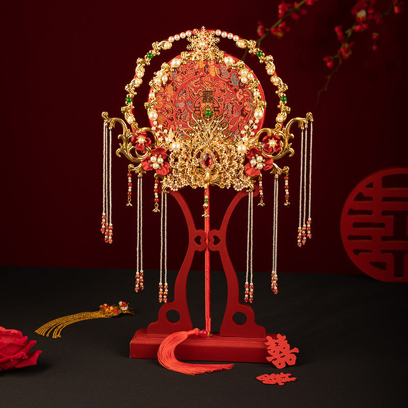 Bingti Ronghua wedding fan