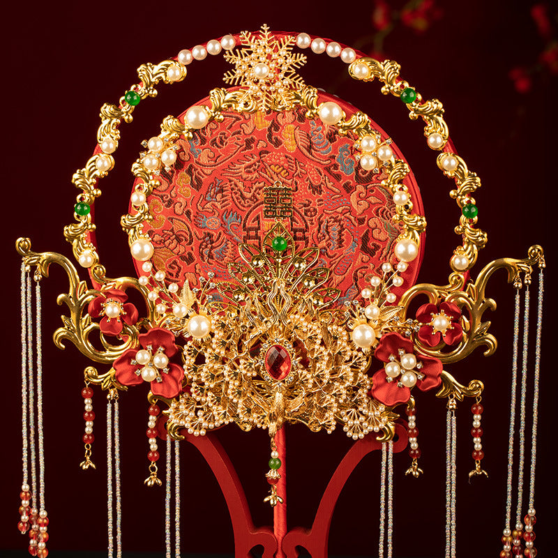Bingti Ronghua wedding fan