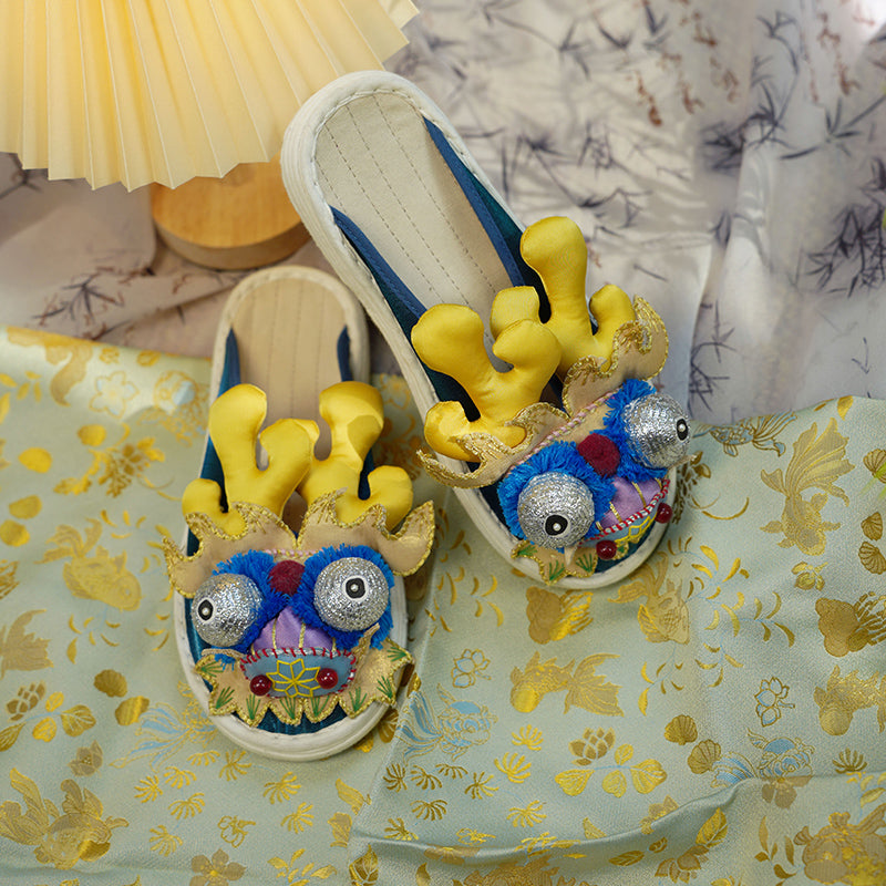 Blue Dragon Tiger Shoes
