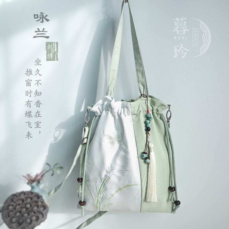 Buckle drawstring pouchⅧ