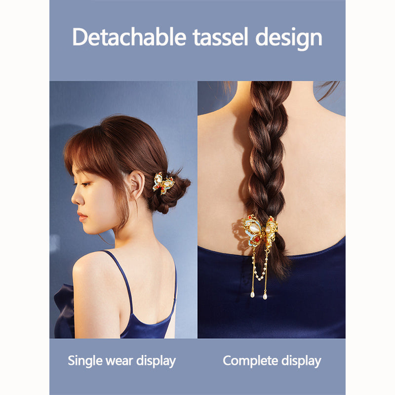 Butterfly tassel gripper