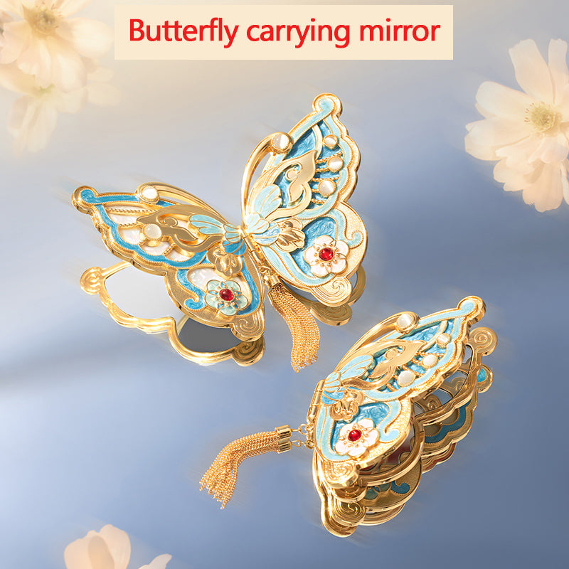 Butterfly carrying Mirror
