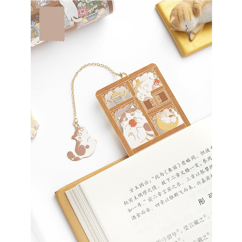 Cat Multi Treasure Grid Bookmark
