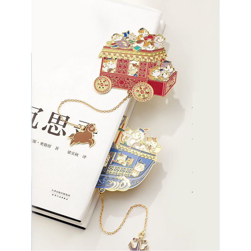 Cat Reading Memo Bookmark