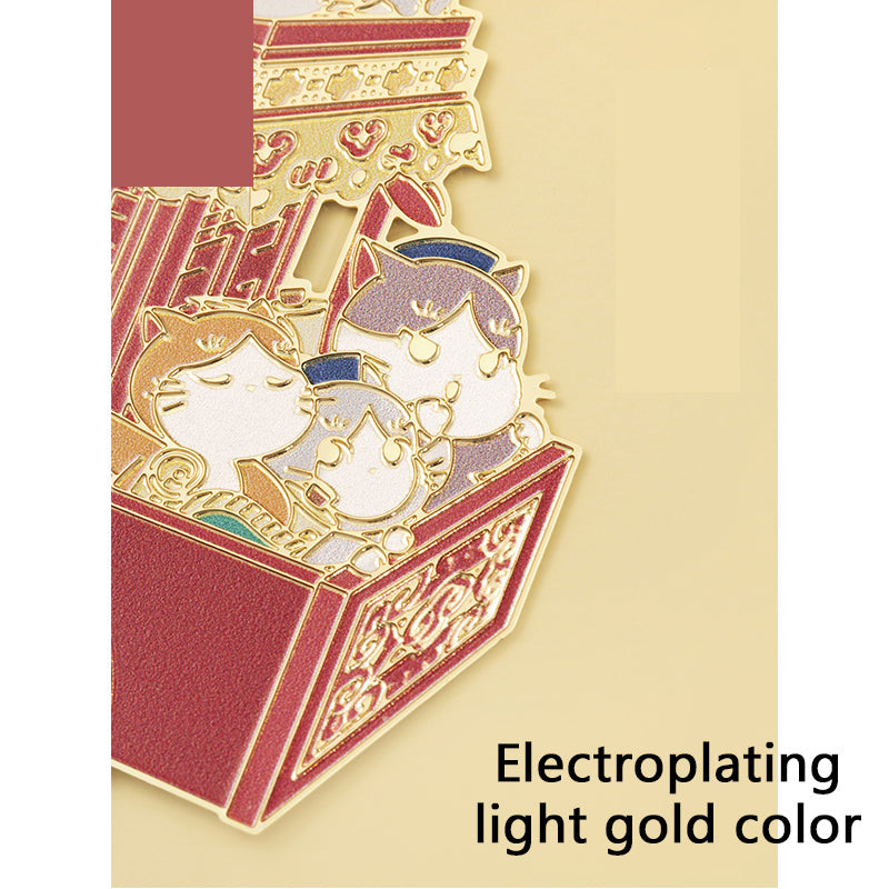 Cat Reading Memo Bookmark