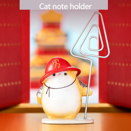 Cat note holder