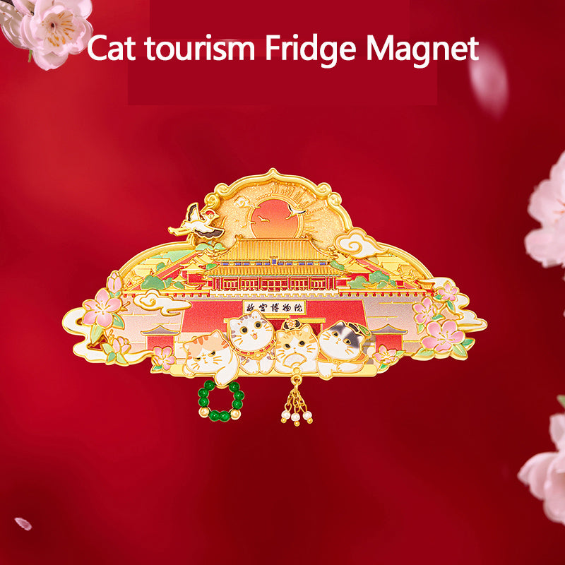 Cat tourism Fridge Magnet