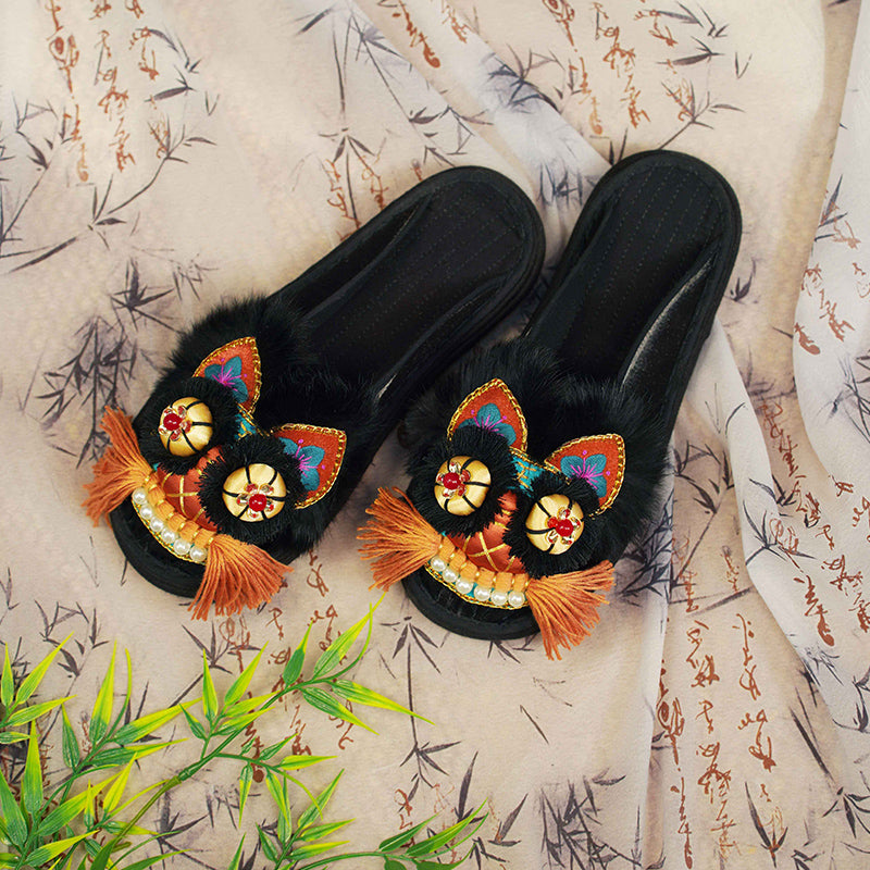Chinese embroidered tiger shoes