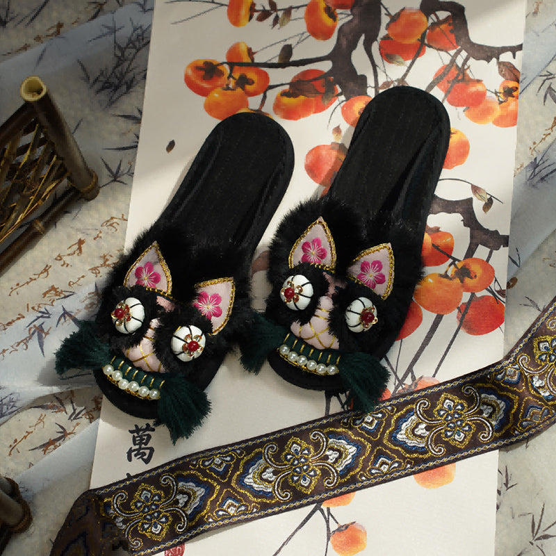 Chinese embroidered tiger shoes