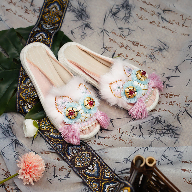 Chinese embroidered tiger shoes
