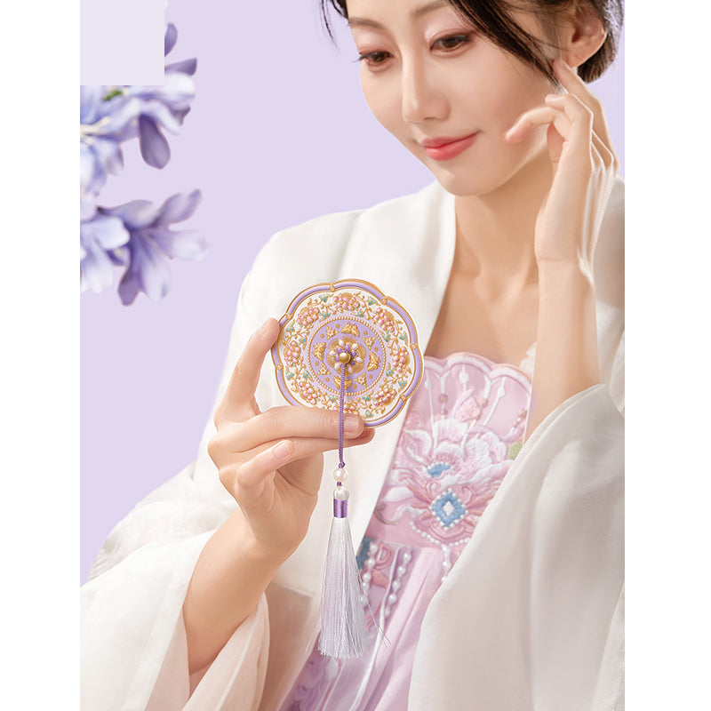 Cloud sideburns and floral beauty Mirror