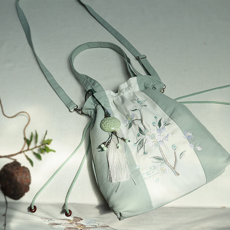 Color blocked lotus bagⅢ