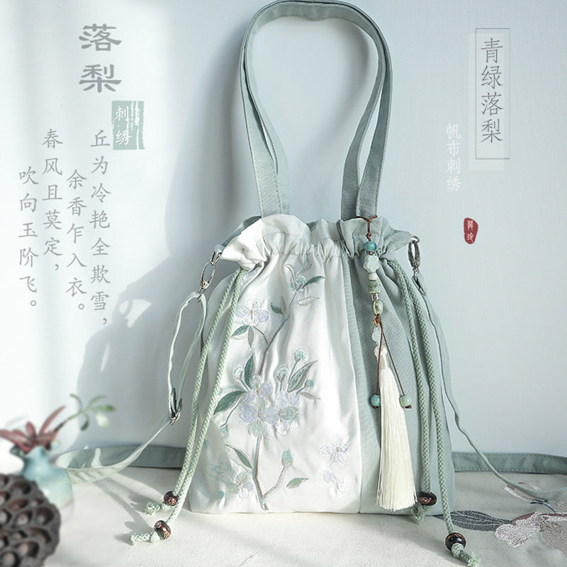 Color blocked lotus bagⅡ