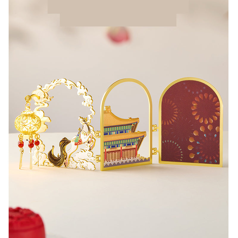 Colored lights Fridge Magnet