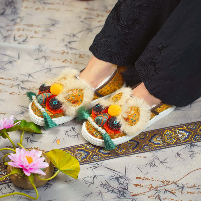 Colorful tiger shoes