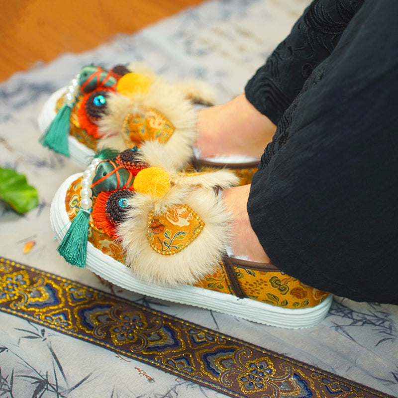 Colorful tiger shoes