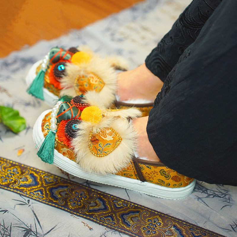 Colorful tiger shoes